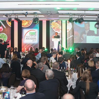Guests hear from celebrity chef John Torode.