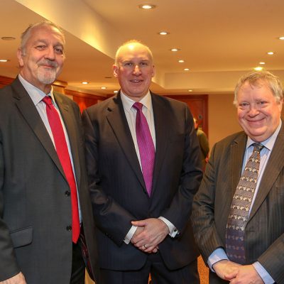Danish Crown's Rob Smith, Direct Table Foods' Rob Nugent and the Provision Trade Federation's Andrew Kuyk.