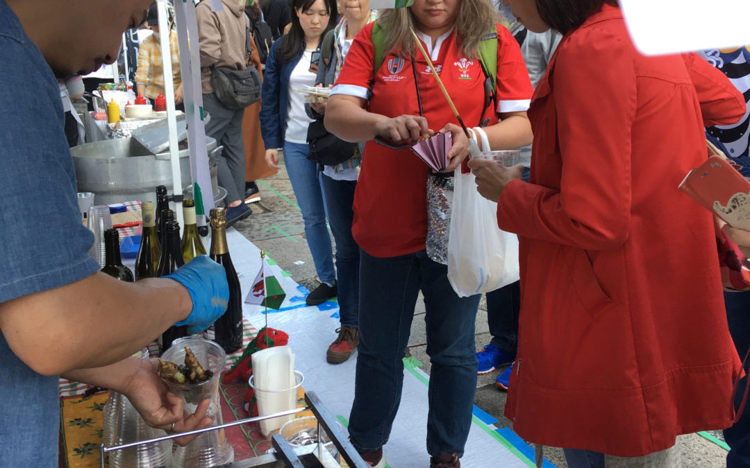 Japan lamb fans get a taste of Wales